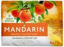Мыло туалетное ОКЕЙ Фруктовое Мандарин и белый чай 4х75г