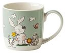 Кружка фарфоровая Зайчик в ассортименте, 270мл