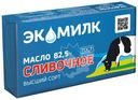Масло сладкосливочное Экомилк Традиционное несолёное высшего сорта 82.5%, 180г