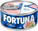 FORTUNA консервы рыбные стерилизованные тунец полосатый рубленый 185 г