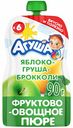 Пюре фруктово-овощное Агуша Яблоко, груша, брокколи с 6 месяцев, 90 г