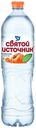 Вода питьевая Святой Источник негазированная со вкусом персика 1,5 л