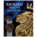 Чай чёрный RICHARD, Earl Grey, Ричард эрл грей, цейлонский с ароматом бергамота, 100пакетиков 