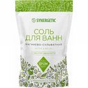 Соль для ванн Synergetic Магниево-сульфатная с маслом эвкалипта, 1 кг