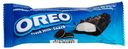 Пирожное Oreo Fresh Milk-snack бисквитное с молочной начинкой и кусочками печенья в темной глазури 30 г