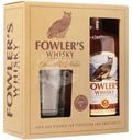 Виски Fowlers зерновой 5 лет со стаканом 40%, 700мл
