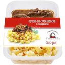 Печень по-строгановски Домашний очаг с макаронами, 270г