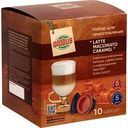 Набор для приготовления кофе в капсулах Глобус Latte Macchiato Caramel, 10 шт.