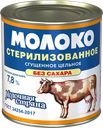 Молоко сгущенное МОЛОЧНАЯ СТРАНА без сахара 7,8%, 300г