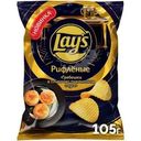 Чипсы  Lay's из натурального картофеля рифленые со вкусом Гребешки в сливочно-пикантном соусе 105г