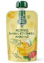 Пюре Вкус & Польза из яблок бананов клубники и ананасов для детей с 6 мес. 90г