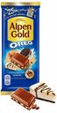 Плитка Alpen Gold Oreo молочная чизкейк с печеньем 90 г