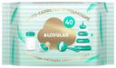 Влажные фито-салфетки Lovular для груди-пустышек-сосок и игрушек 40 шт