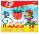 Пластилин мягкий «Луч» Кроха, 10 цветов
