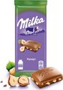 Шоколад Milka молочный с фундуком, 90 г