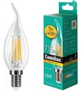 Лампа светодиодная Camelion E14 3000К, тёплый свет, свеча, 7Вт