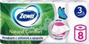 Бумага туалетная ZEWA Natural comfort 3-слоя, без аромата