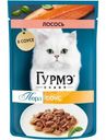 Влажный корм для кошек Гурмэ Перл Нежное филе с лососем, 75г
