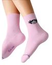 Носки детские Sof-tiki голова, цвет светло-розовый, 22р-р