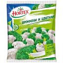 Овощи замороженные ХОРТЕКС, Смесь брокколи-цветная капуста, 400г
