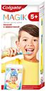 Зубная щетка детская Colgate Magik с приложением для чистки зубов 5+, супермягкая