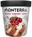 Мороженое пломбир Monterra торт Черный лес, 300 г