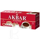 Чай АКБАР черный пакетированный с ярлычком 25х2г