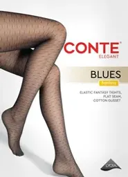 Колготки женские CONTE Fantasy Blues, р. 2 nero, Арт. 24С-184СП