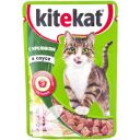 Корм KITEKAT с кроликом в соусе для взрослых кошек, 85г