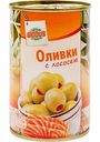 Оливки Глобус фаршированные лососем, 300 г