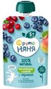 Пюре ФрутоНяня Витаминный Салатик из яблок черники клюквы и брусники для питания детей, 90г