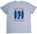 Футболка мужская Donland Malibu beach, цвет: серый, размер: M-2XL