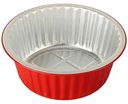 Форма алюминиевая круглая, цвет красный, 18х7см