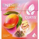 Чай чёрный Curtis Energy Имбирь-манго + витамины В1, В3, В5, 15×1,7г