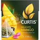 Чай Curtis Delicate Mango зелёный в пирамидках, 20х1.8г