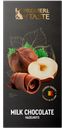 Шоколад PREMIERE OF TASTE® молочный дробленый фундук, 80г