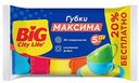 Набор губок Big city life Максима 10×7×3 см, 6 шт.