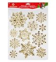 Наклейки Seasons Праздник новогодние декоративные 27x35см в ассортименте