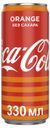 Напиток газированный Coca-Cola без сахара апельсин, 0,33 л