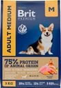 Корм сухой для взрослых собак BRIT Premium Adult М для средних пород, 3кг