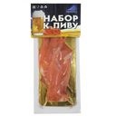 Набор пивной ДИВНЫЙ БЕРЕГ, кусочки, форель, слабосоленая,  200г 