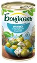 Оливки Мансанилья с голубым сыром Bonduelle 314мл