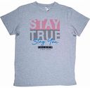 Футболка мужская Donland Stay true, цвет: серый, размер: M-2XL