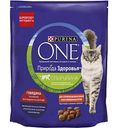 Сухой корм для стерилизованных кошек и кастрированных котов Purina One Природа Здоровья Говядина и спирулина, 680 г