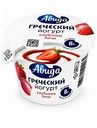 Йогурт Авида с повышенным содержанием белка Греческий с клубникой-личи 1,5%, 140г