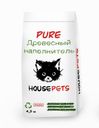 Наполнитель Housepets древесный для кошачьего туалета, 4.5кг