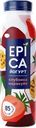 Йогурт питьевой EPICA с клубникой и маракуйей 2,5%, без змж