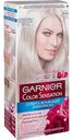 Крем-краска для волос суперосветляющая Garnier Color Sensation 901 Серебристый Блонд, 110 мл