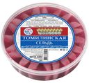 Сельдь «Томилинская» филе-кусочки в винном соусе, 400 г