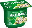 Биойогурт АКТИБИО Киви, мюсли 3%, без змж, 130г